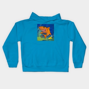 Do Not Feed The Shark Kids Hoodie